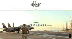 Desktop Screenshot of lekkermedia.com