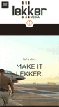 Mobile Screenshot of lekkermedia.com